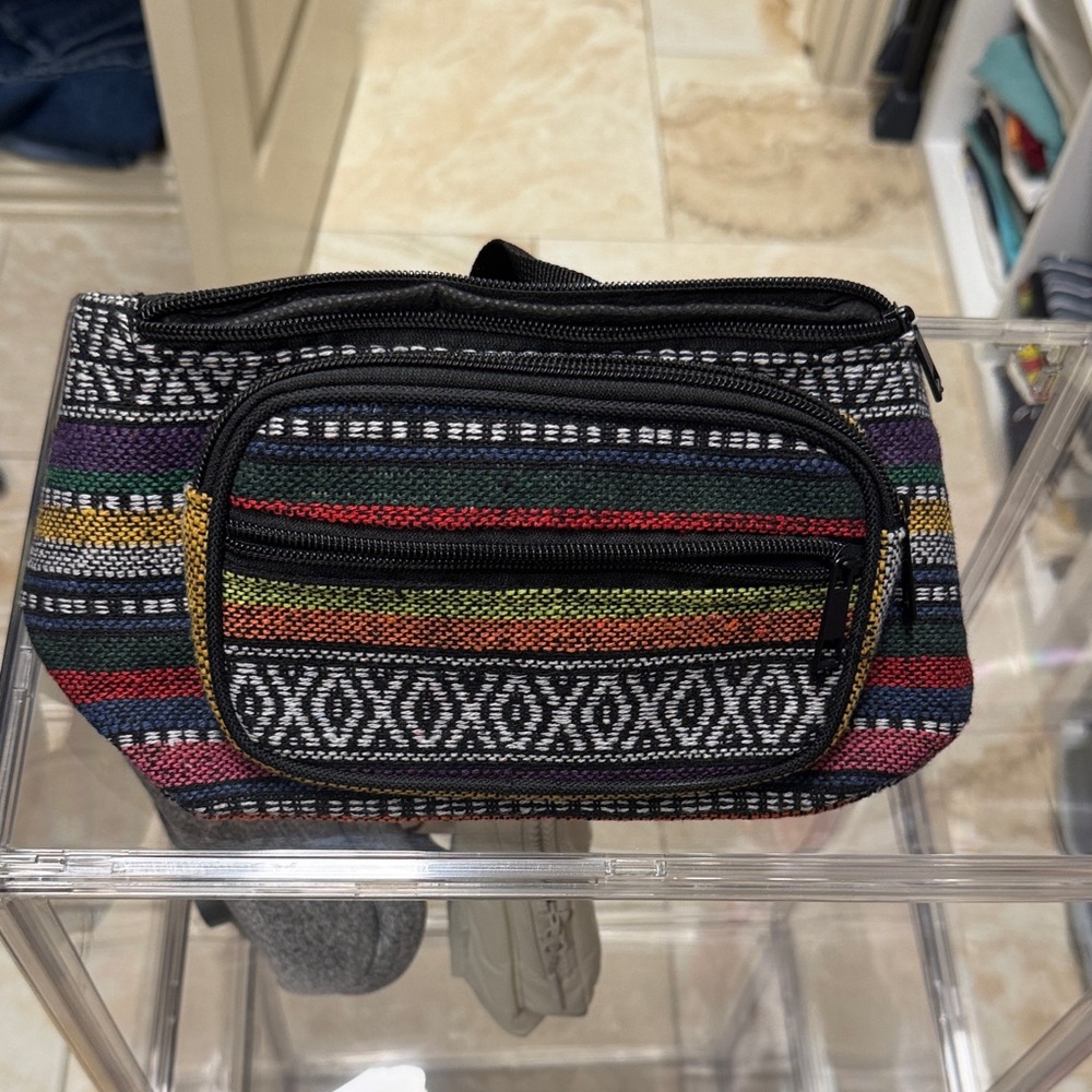 Colorful Patterned Crossbody Bag